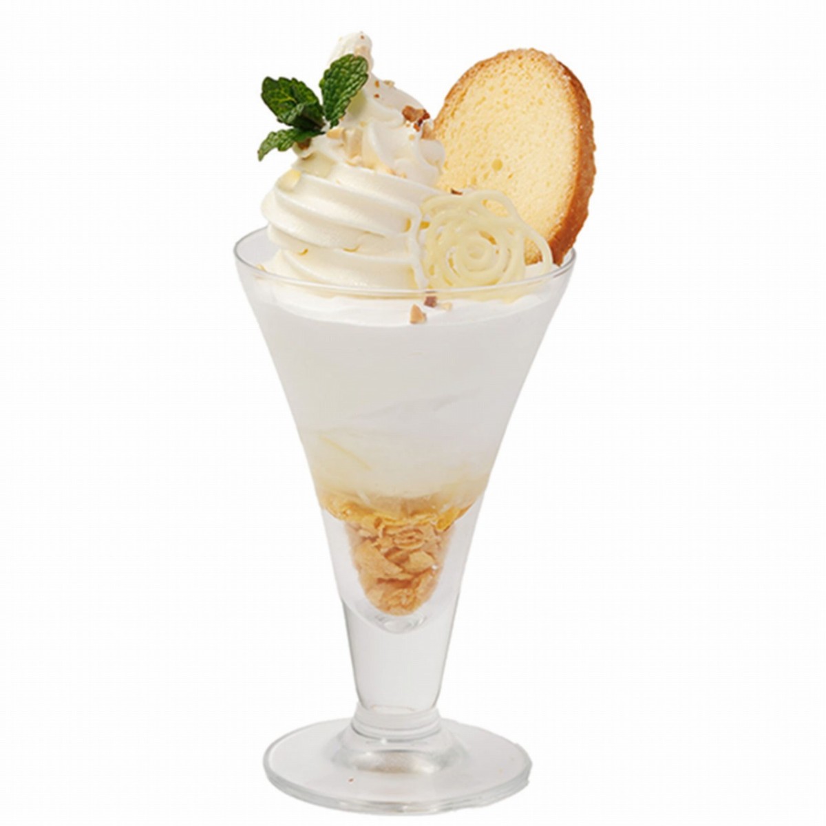 大山観光の拠点『大山まきばみるくの里』のパフェ