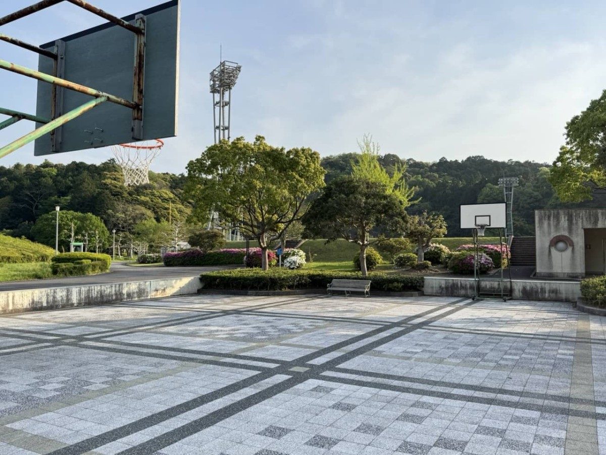 島根県浜田市三隅町の『三隅中央公園』のバスケットコート
