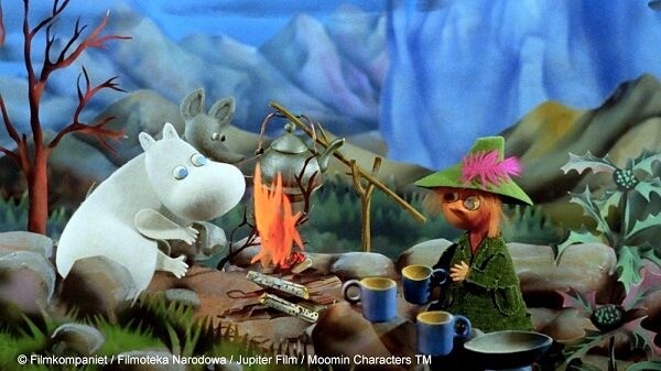「タピオ・ヴィルカラ世界の果て」で放映される劇場版ムーミンのキャプチャ
