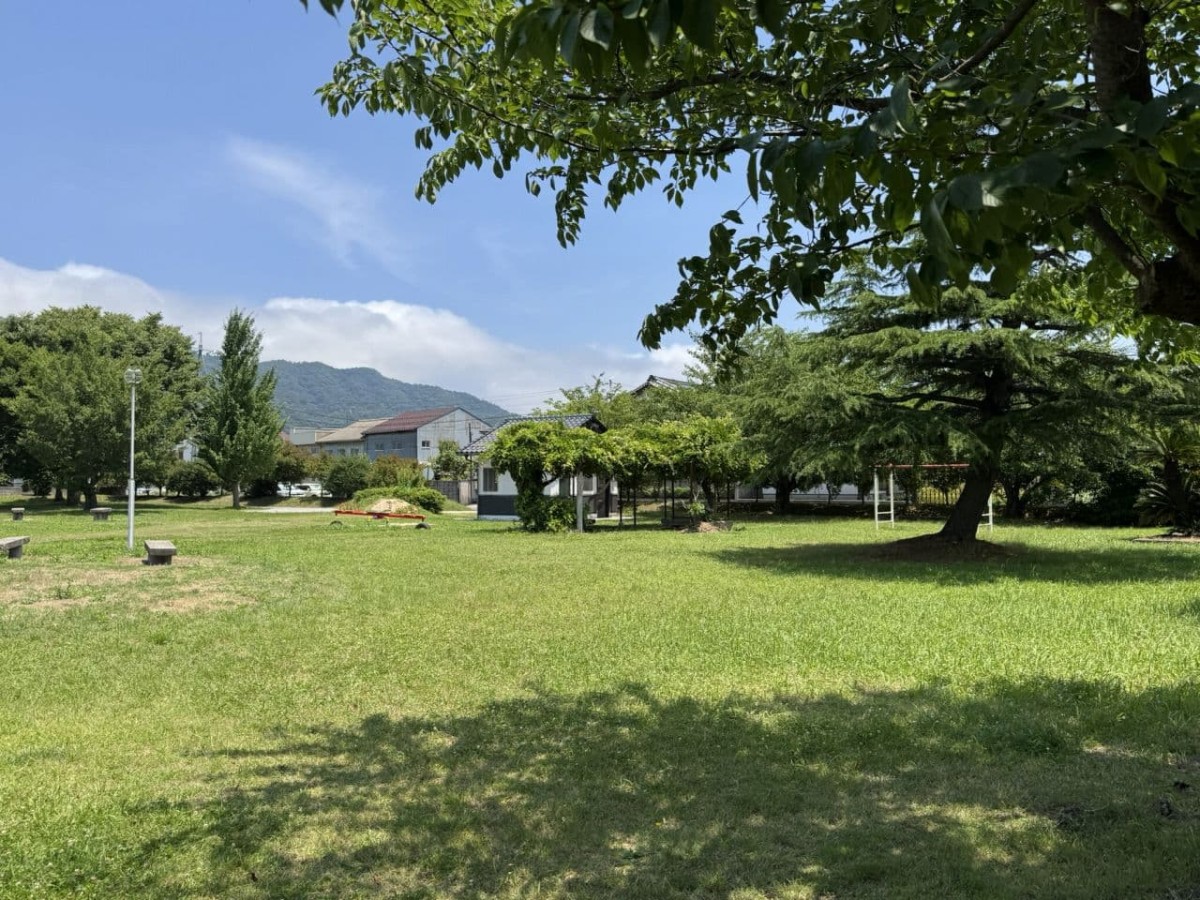 境港市元町にある『下ノ川一号公園』の全景