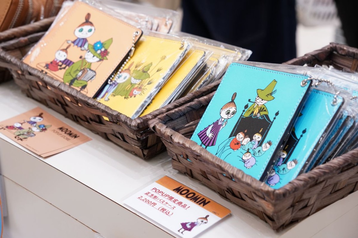 ムーミンポップアップストアの商品