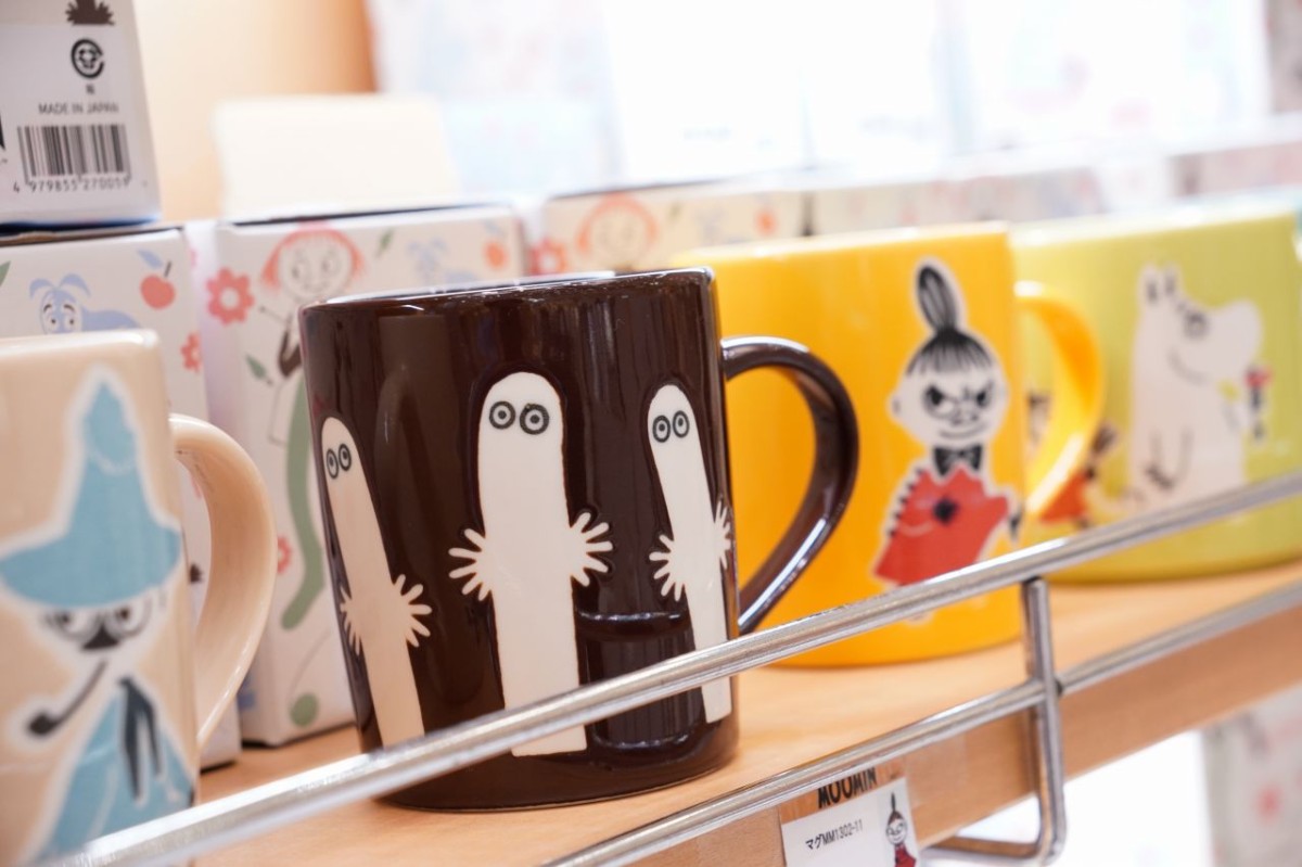 ムーミンポップアップストアの商品