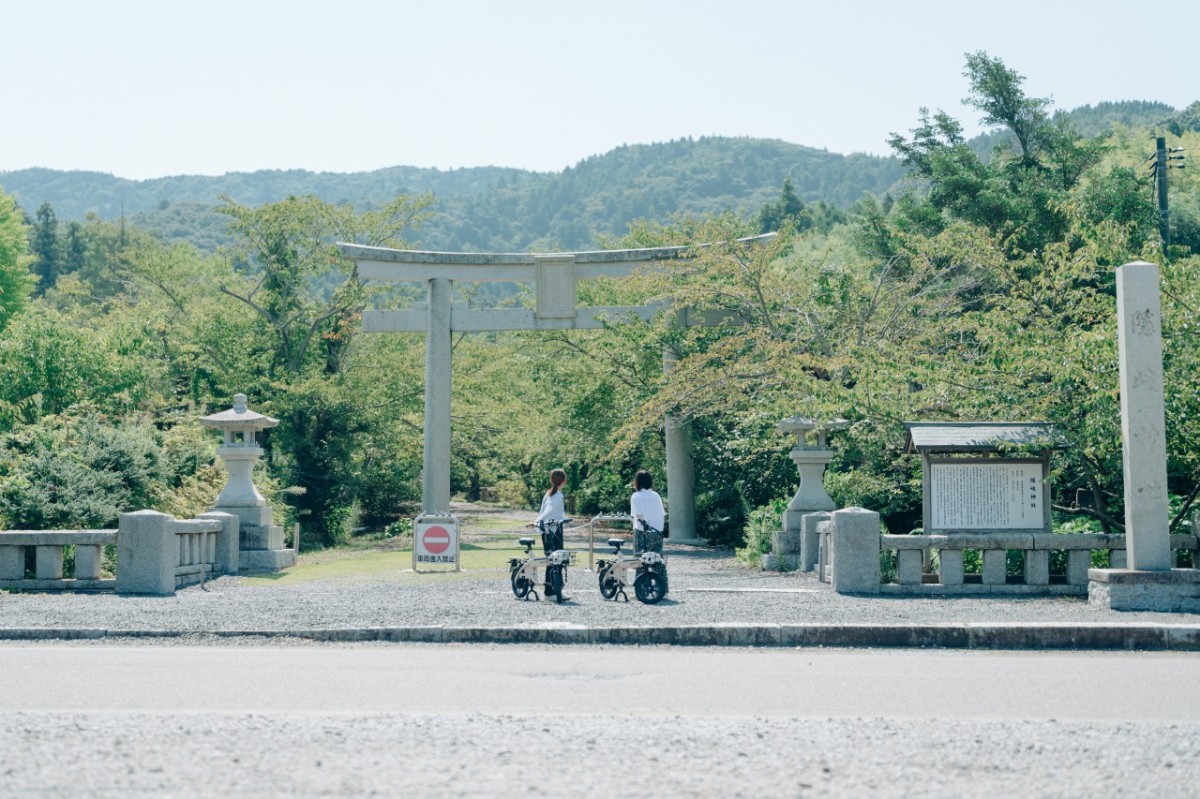 海士町の名所「隠岐神社」の鳥居