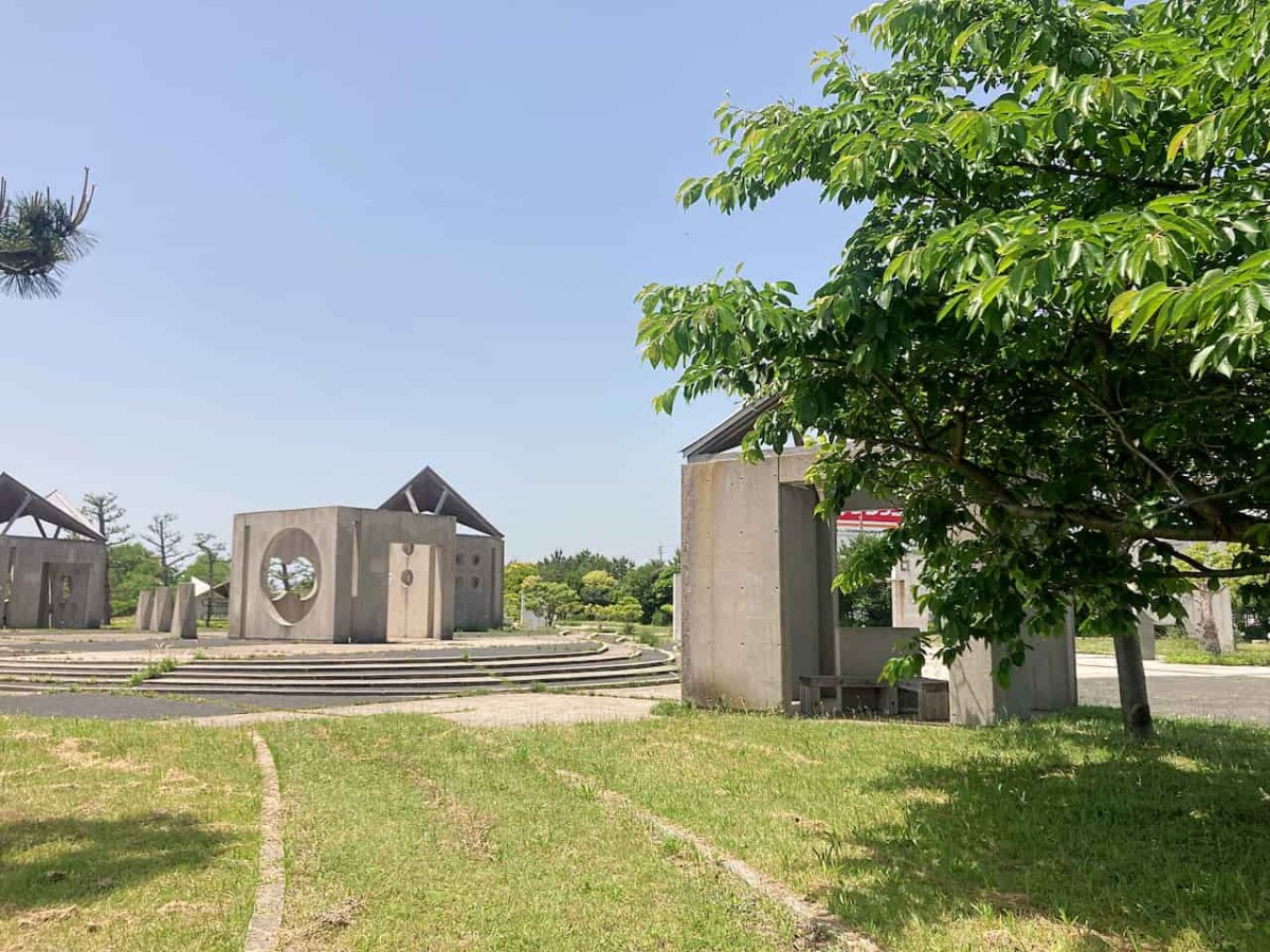 鳥取県境港市にある「夢みなと公園」の様子