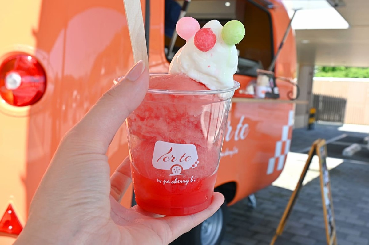 鳥取県西伯郡南部町のジェラート店『ペルテ』の夏限定スイーツ「グラニータ」