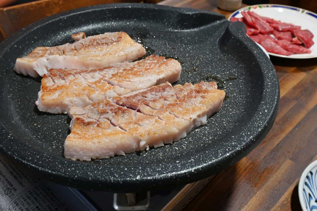 島根県安来市にある韓国料理の居酒屋『メトロ』の料理
