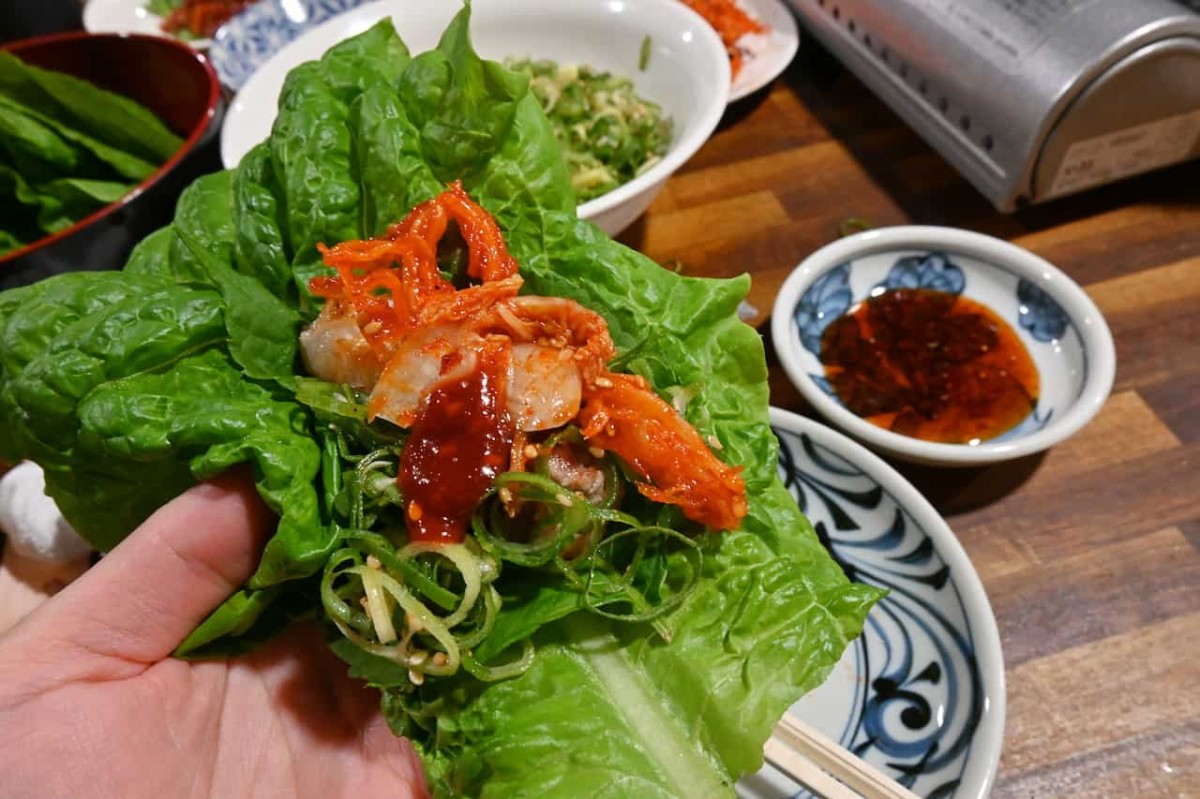 島根県安来市にある韓国料理の居酒屋『メトロ』の料理