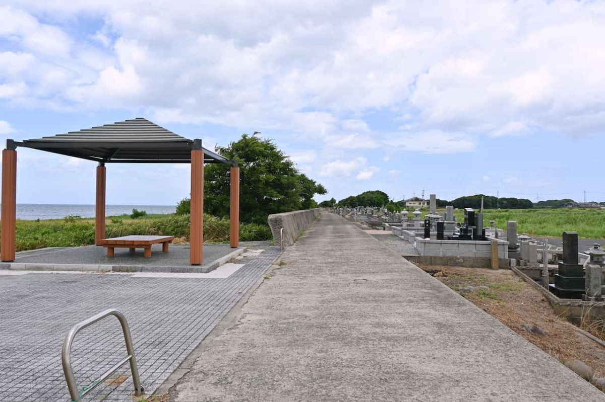 鳥取県米子市淀江町にある『今津海岸』の様子
