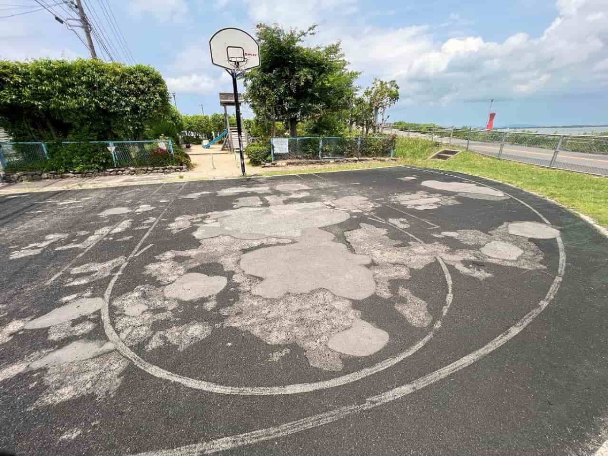 島根県安来市にある『とかみ公園』のバスケットコート