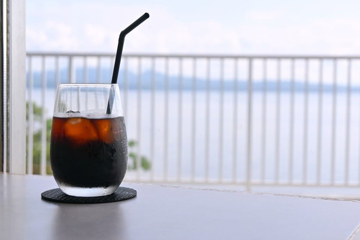 島根県松江市にある『カフェレストフォーシーズン』のアイスコーヒー