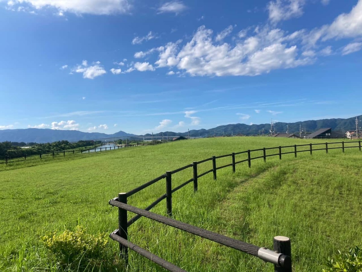 鳥取県境港市にある『親水公園』の丘の上