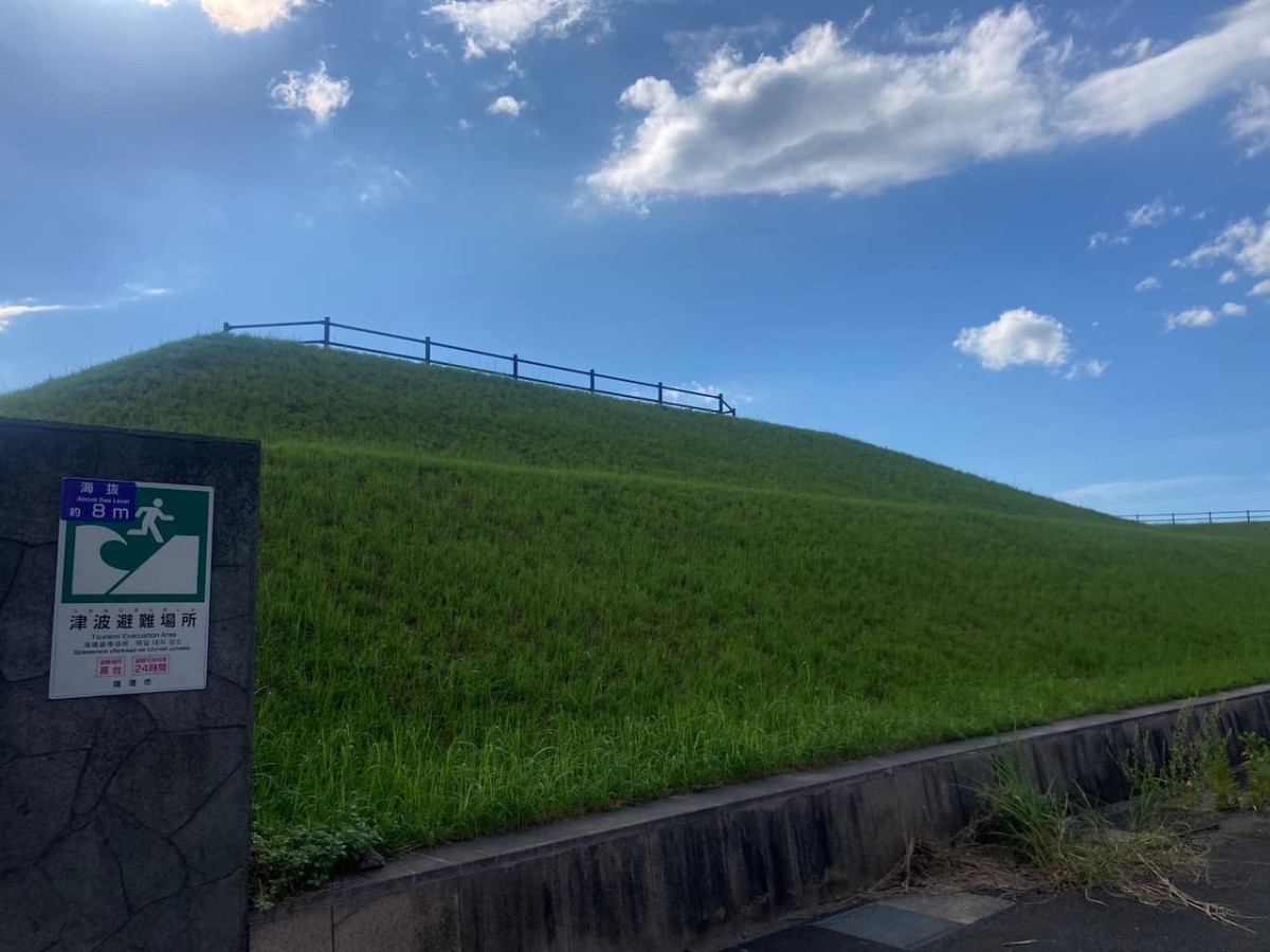鳥取県境港市にある『親水公園』の様子