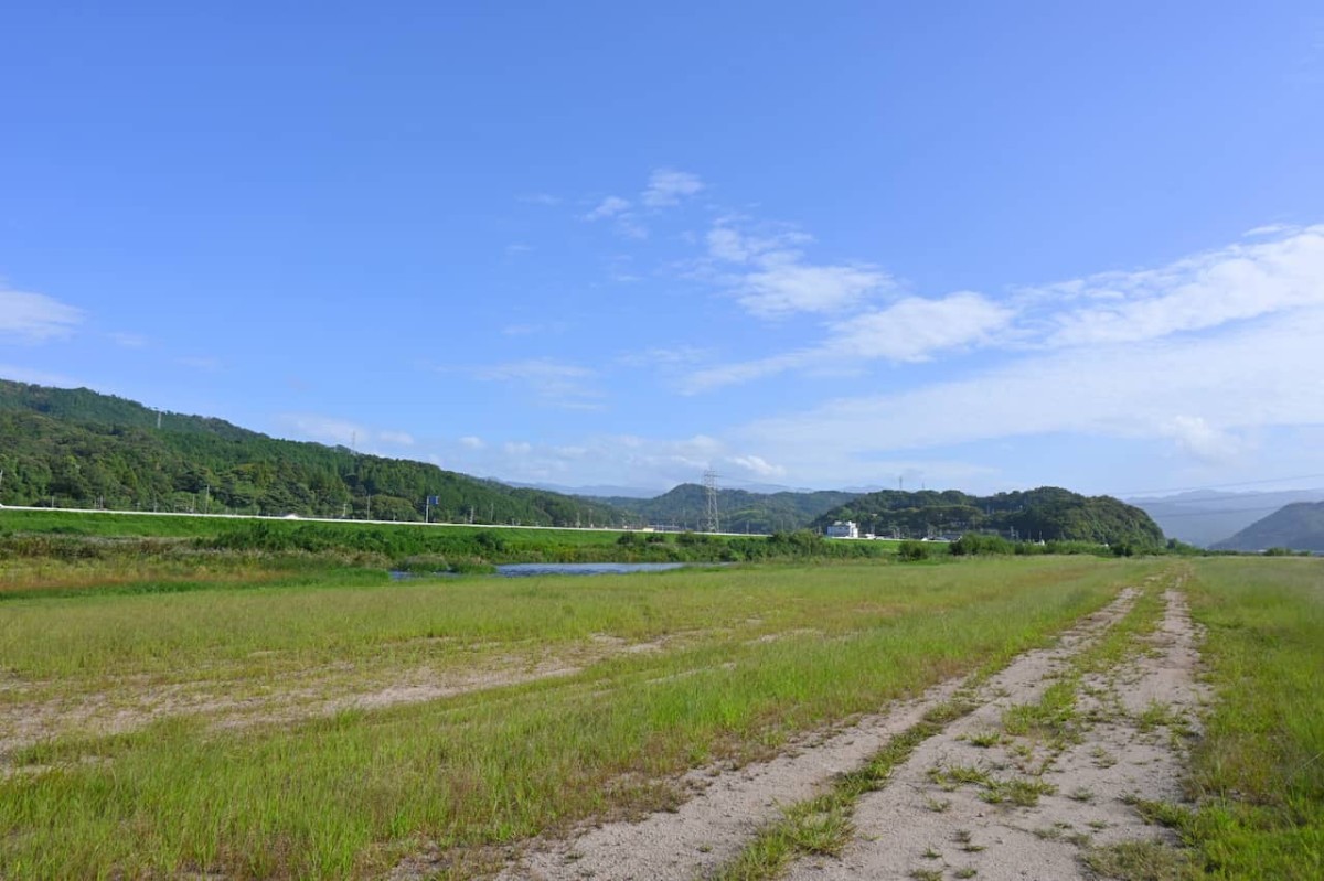 鳥取県倉吉市にある『飛天夢広場』の様子