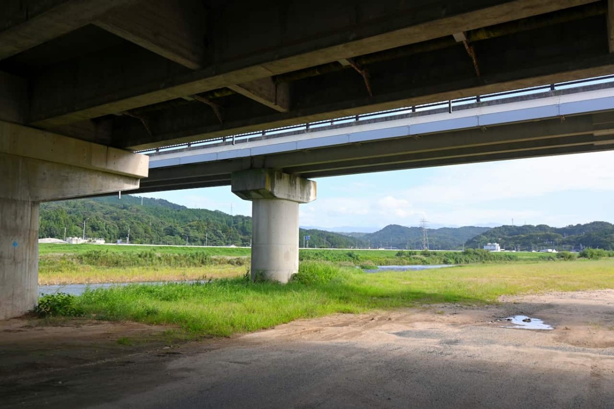 鳥取県倉吉市にある『飛天夢広場』の様子