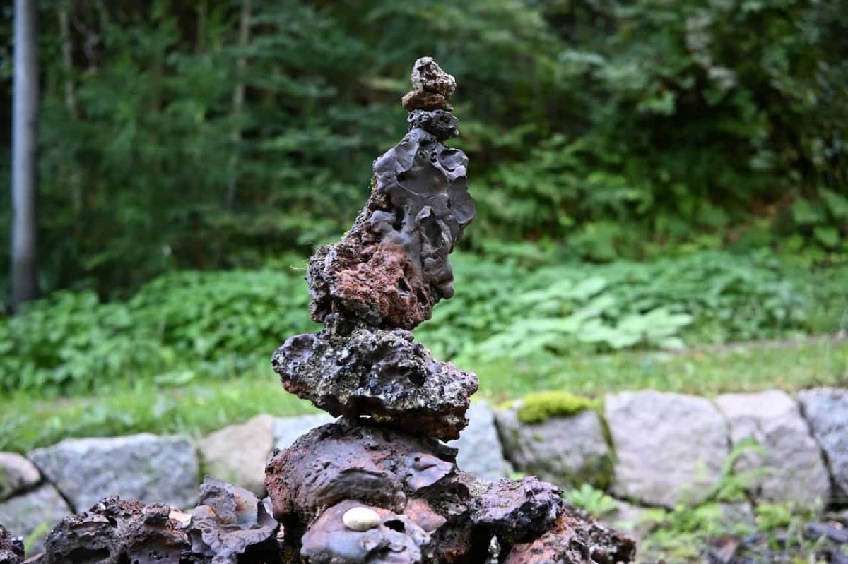 島根県安来市広瀬町にある『金屋子神社』の様子