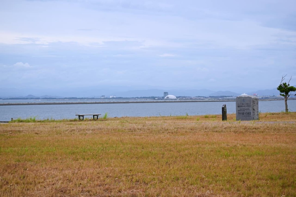 鳥取県境港市にある『昭和北緑地』の様子