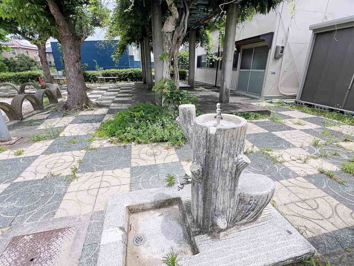 鳥取県米子市にある『福原公園』の水飲み場