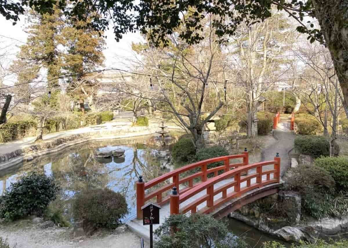 鳥取県倉吉市にある『打吹公園』の羽衣池