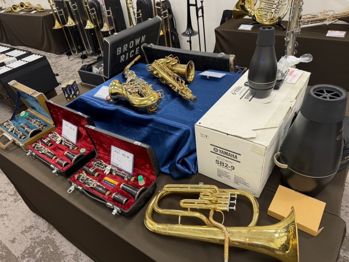 鳥取県南部町にオープンした管楽器専門店『服部管楽器山陰』で取り扱う管楽器