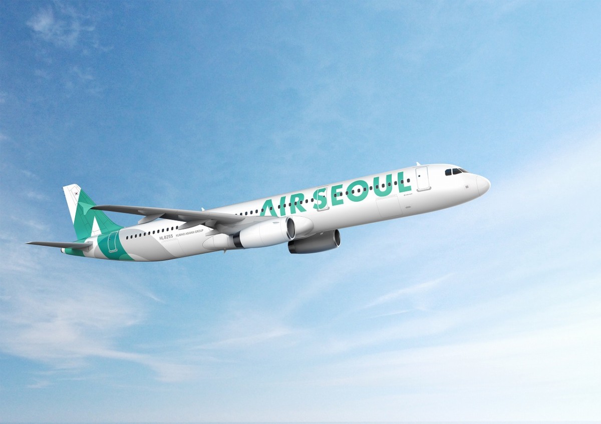 米子鬼太郎空港に発着するエアソウル機の機体