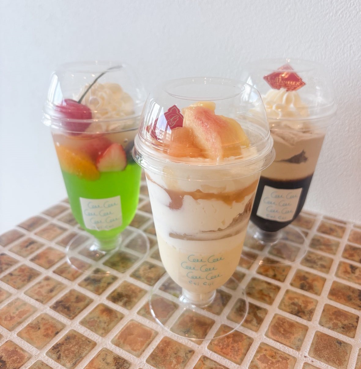 島根県出雲市にある複合施設『&amp;』内にオープンしたスイーツショップ『Patisserie Cui Cui』のスイーツ