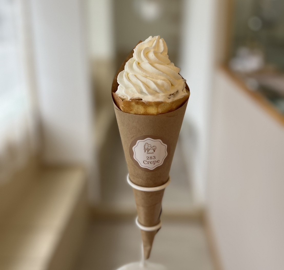 鳥取県鳥取市にある『283crepe』のクレープ