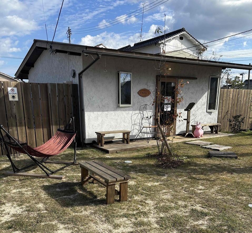 鳥取県境港市にオープンした『お庭カフェbriller』の外観