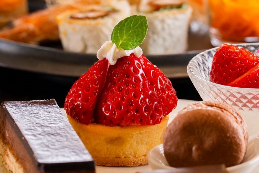 松江市『松江エクセルホテル東急』で開催中の2026年１～3月限定のアフタヌーンティープラン例