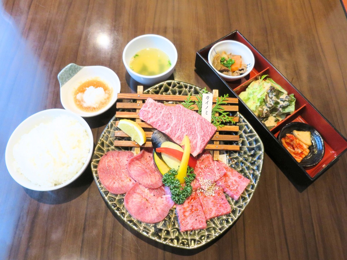島根県松江市の焼肉店『焼肉韓食房だんだん 松江田和山店』のランチメニュー