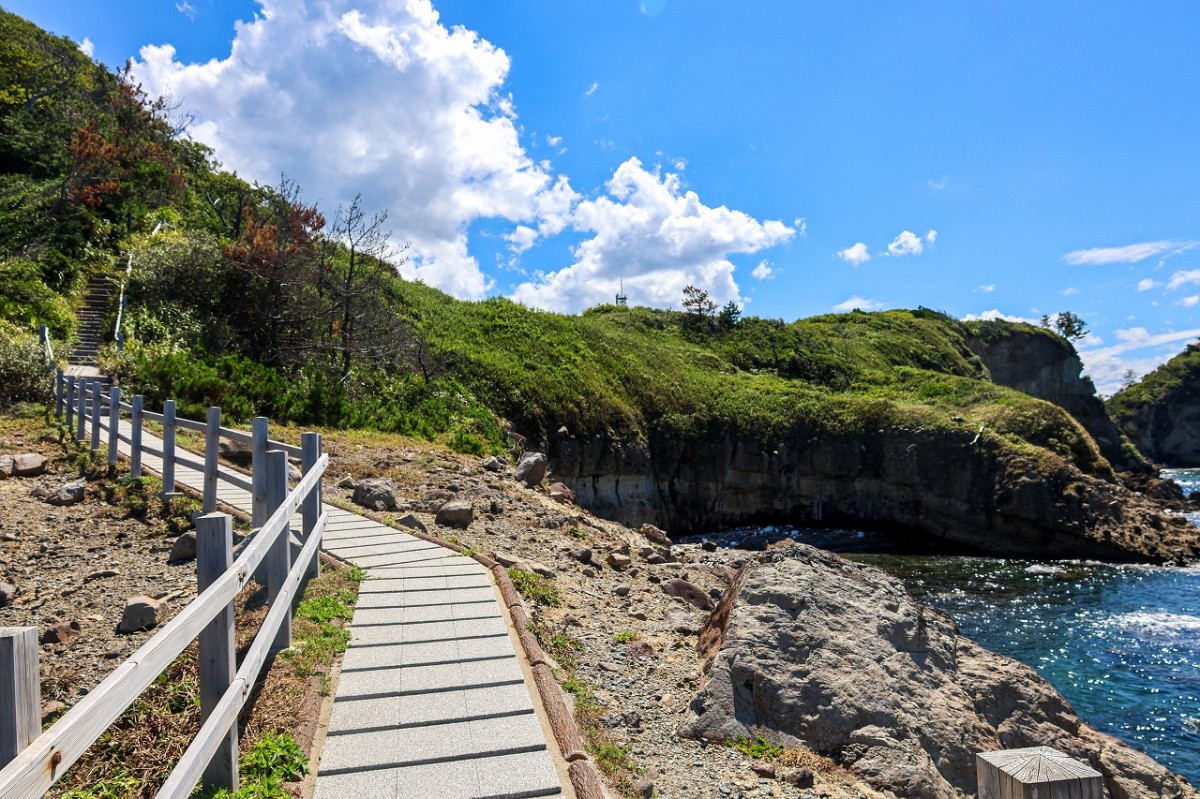 島根県大田市にある『波根西海岸』の景色