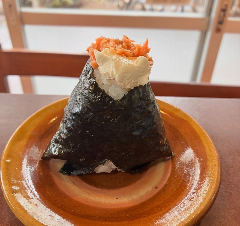 島根県松江市の玉造温泉街にある『おむすびにぎにぎ』のメニュー