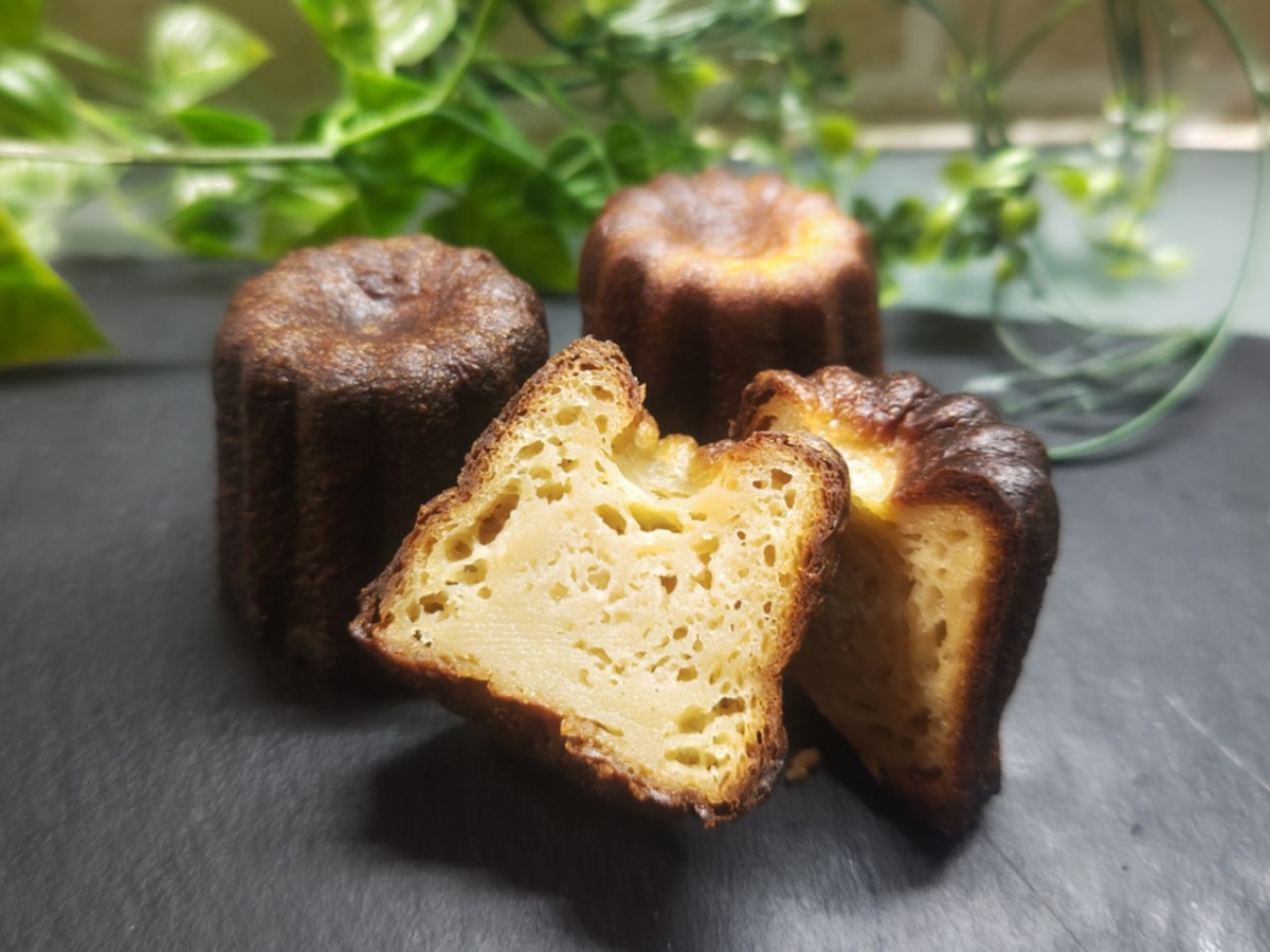 米子市にあるカフェ『L’ecrin』の「米粉カヌレ」