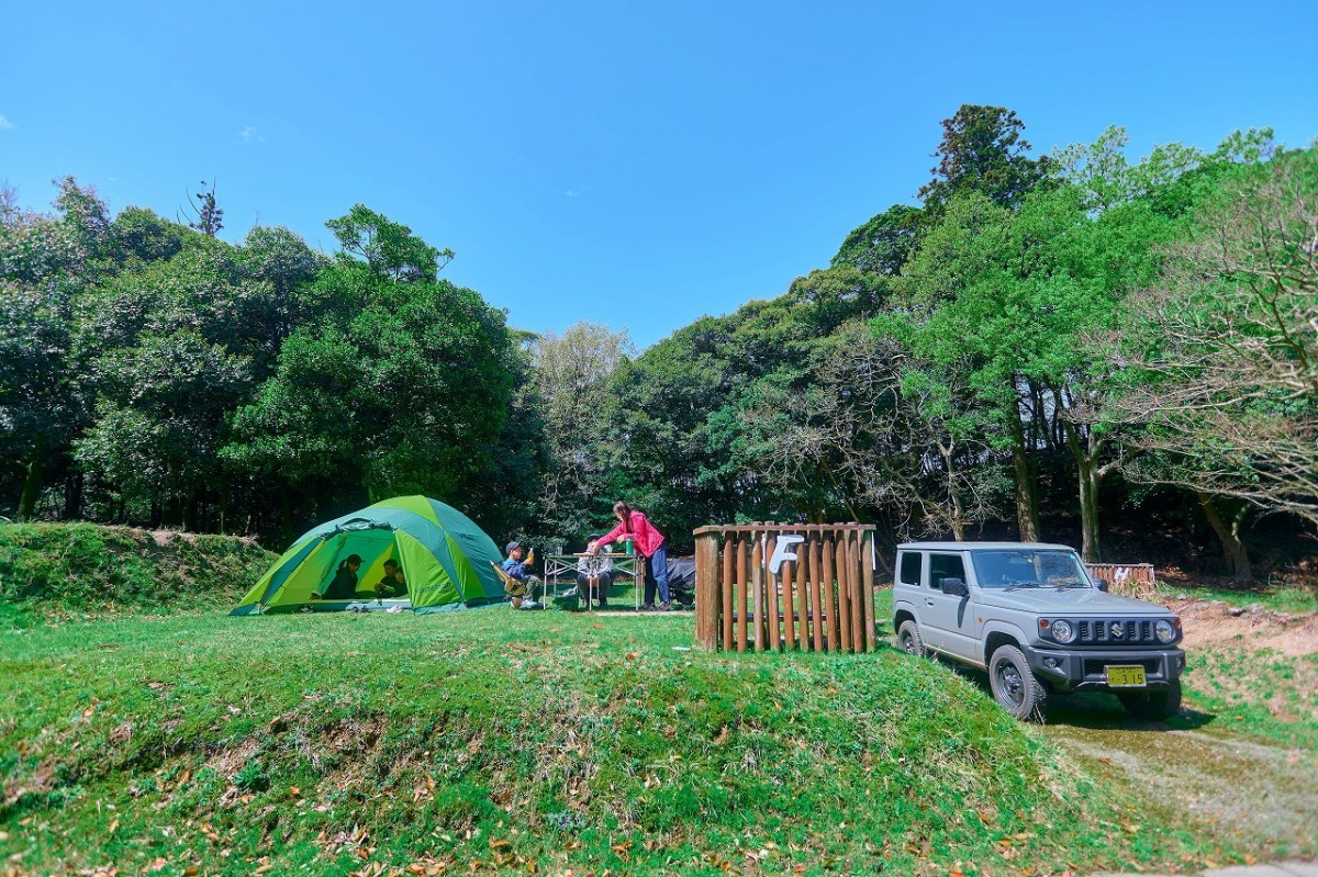 島根県出雲市にある『出雲市うさぎ森林公園　夢の森うさぎ キャンプ村』