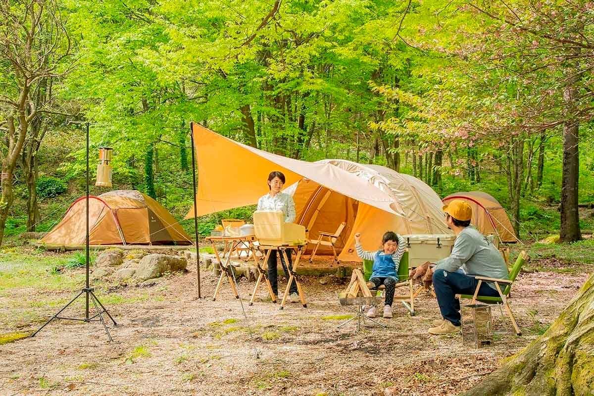 鳥取県東伯郡琴浦町にある『一向平キャンプ場』