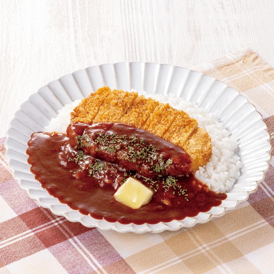さんいん中央テレビの人気番組『SOUP』と『セブン‐イレブン』のコラボ弁当の松江カツライス