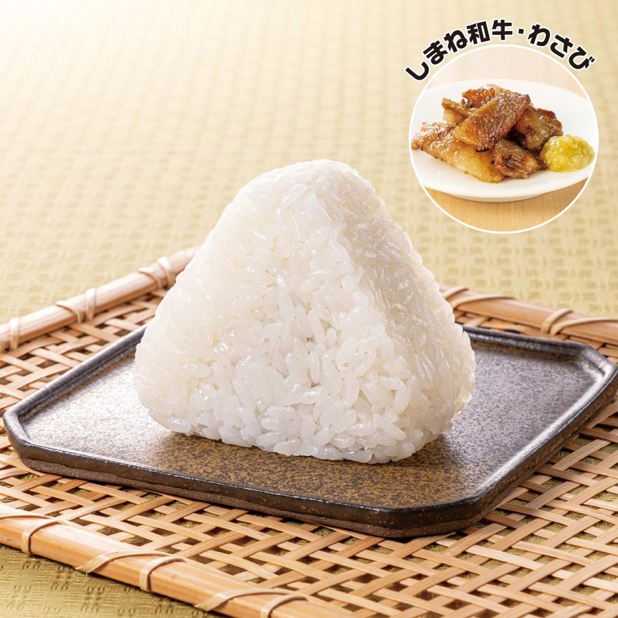 さんいん中央テレビの人気番組『SOUP』と『セブン‐イレブン』のコラボ記念商品のこだわりおむすび