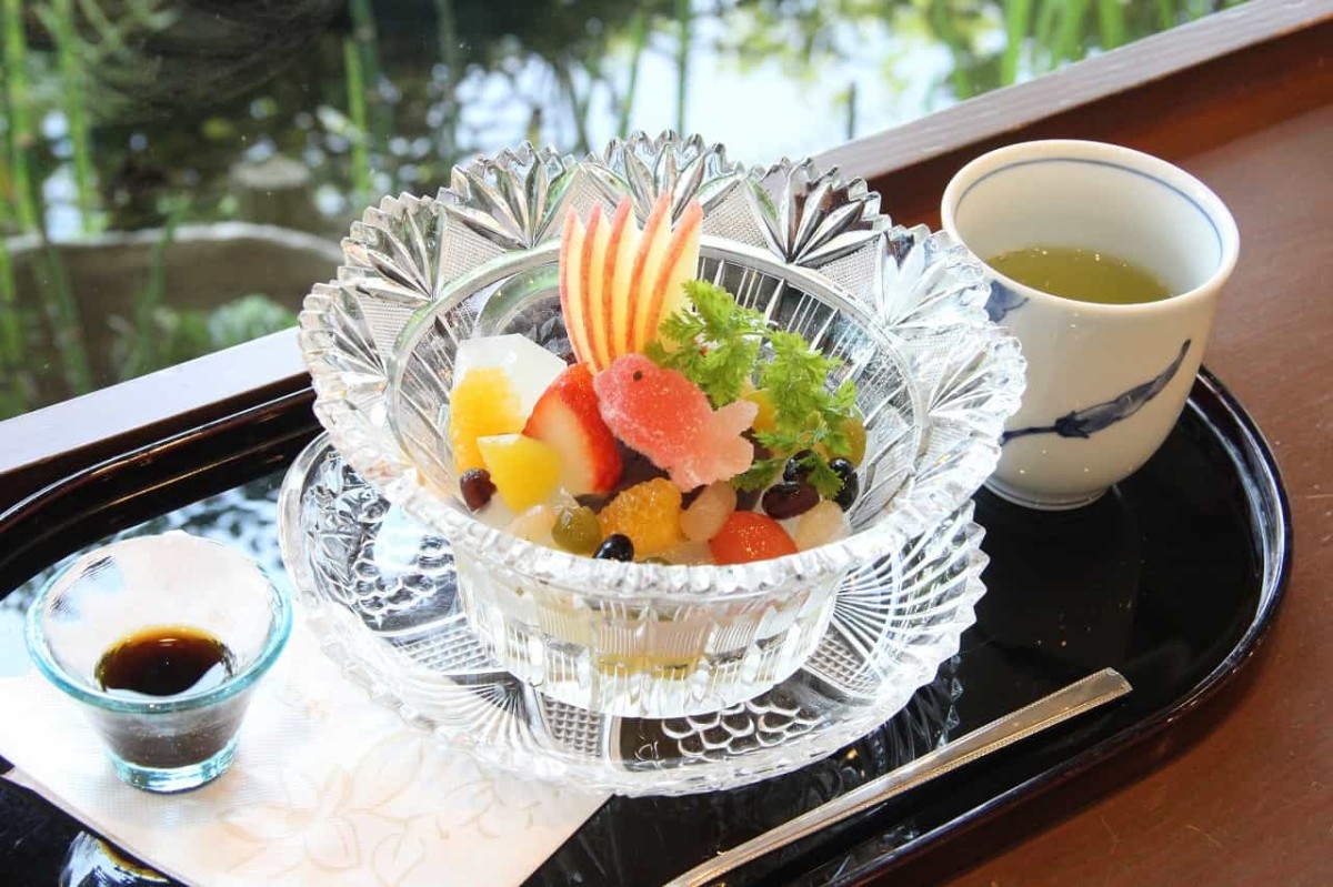 島根県松江市にある『清松庵たちばな』の「あんみつ」