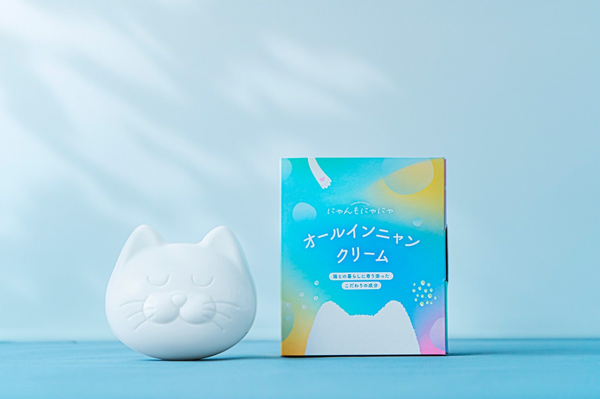 島根県松江市の『有限会社小西本店』の新商品「にゃんもにゃにゃ オールインニャンクリーム」