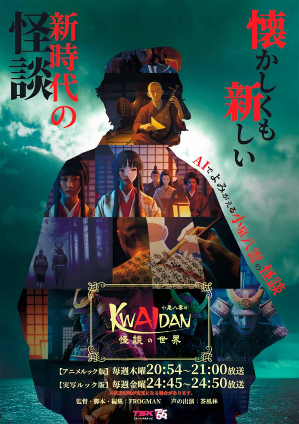 島根県松江市で行われる「夜間拝観イベント「ライティング月照寺」」で放映されるアニメの告知画像