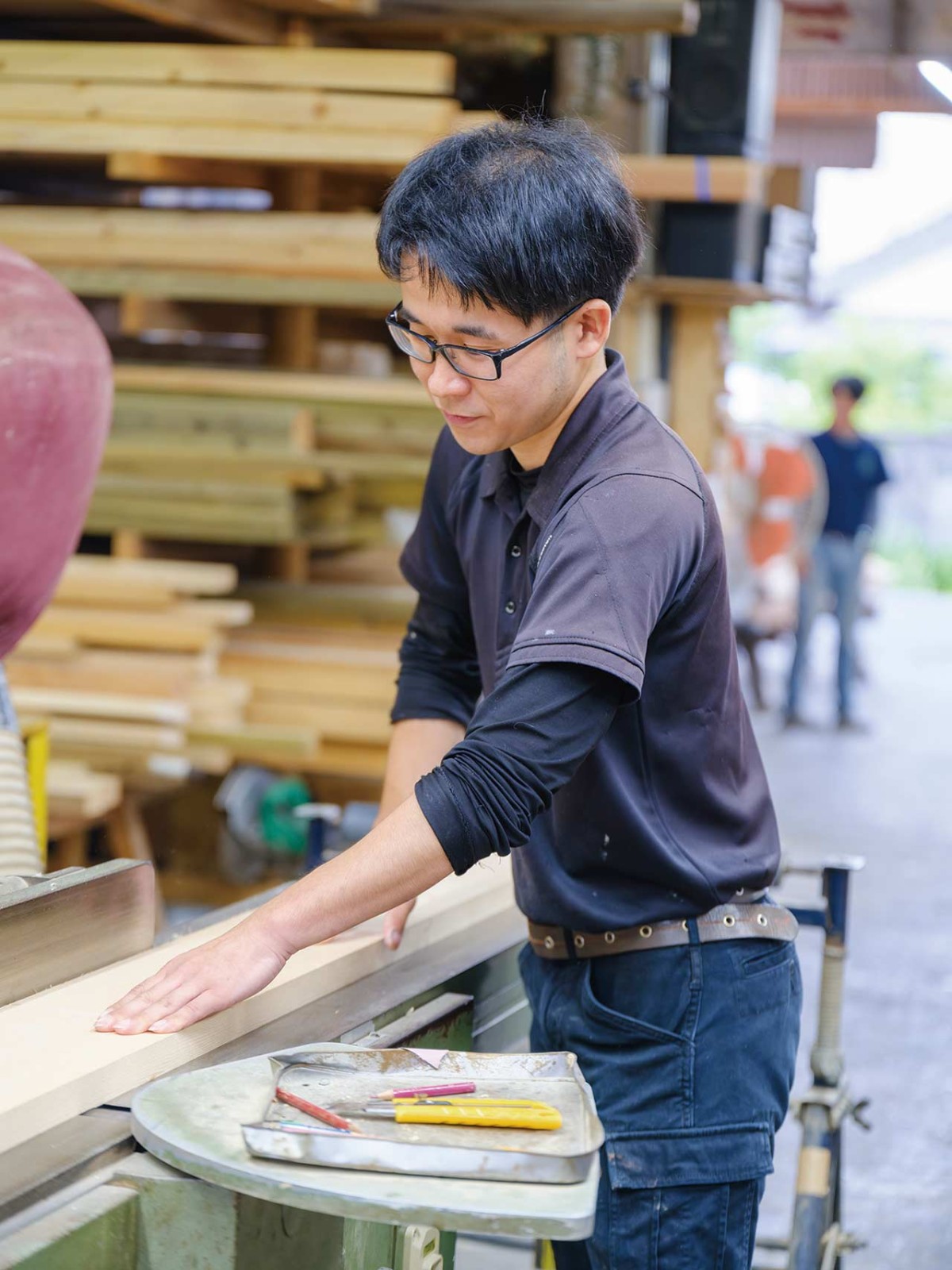 出雲市にある石川工務店の江角 将馬さん