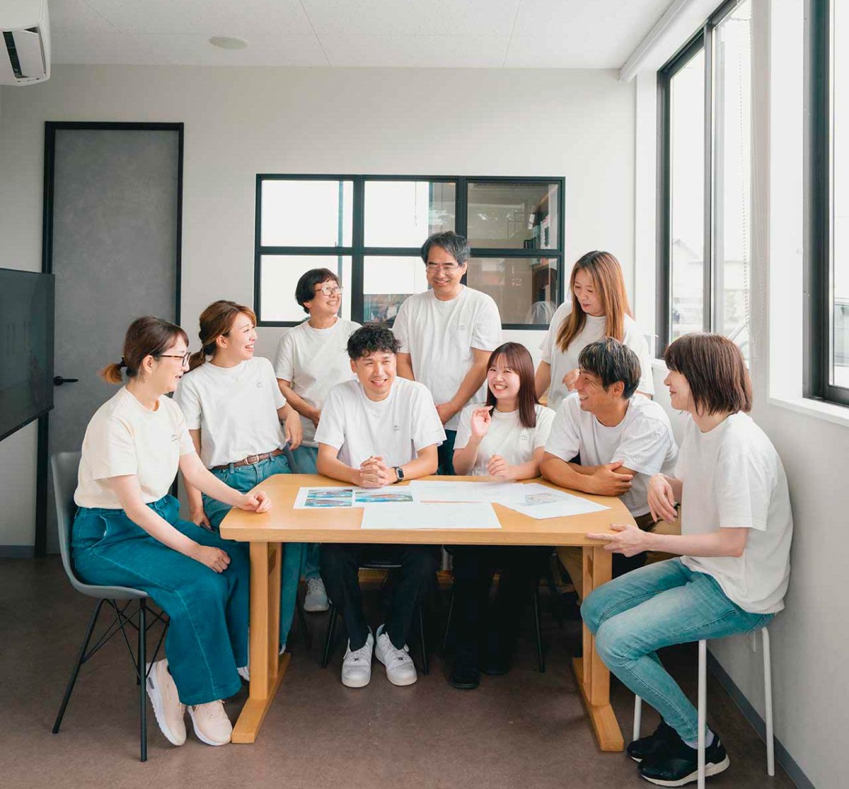 出雲市の工務店「ママHanaハウス/machinami」の社員一同