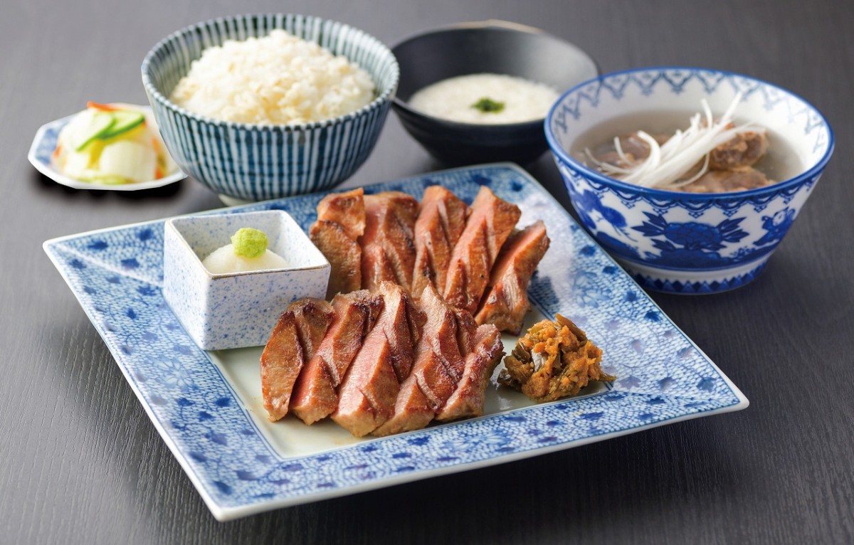 島根県浜田市にオープンした『炭焼牛たん東山浜田店』のメニュー