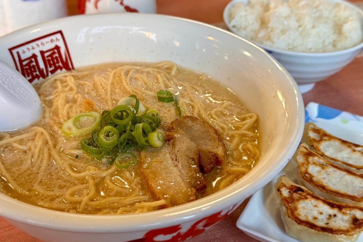 出雲市『風風ラーメン 平田店』のラーメン