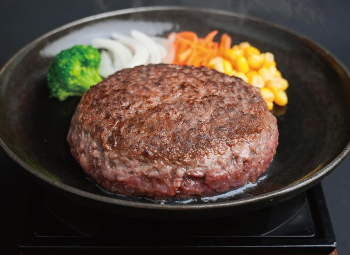 鳥取市にオープンした『とろけるハンバーグ福よし鳥取店』のハンバーグ
