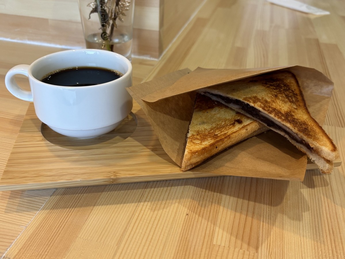 島根県出雲市の『crunch cafe』のグリルサンド