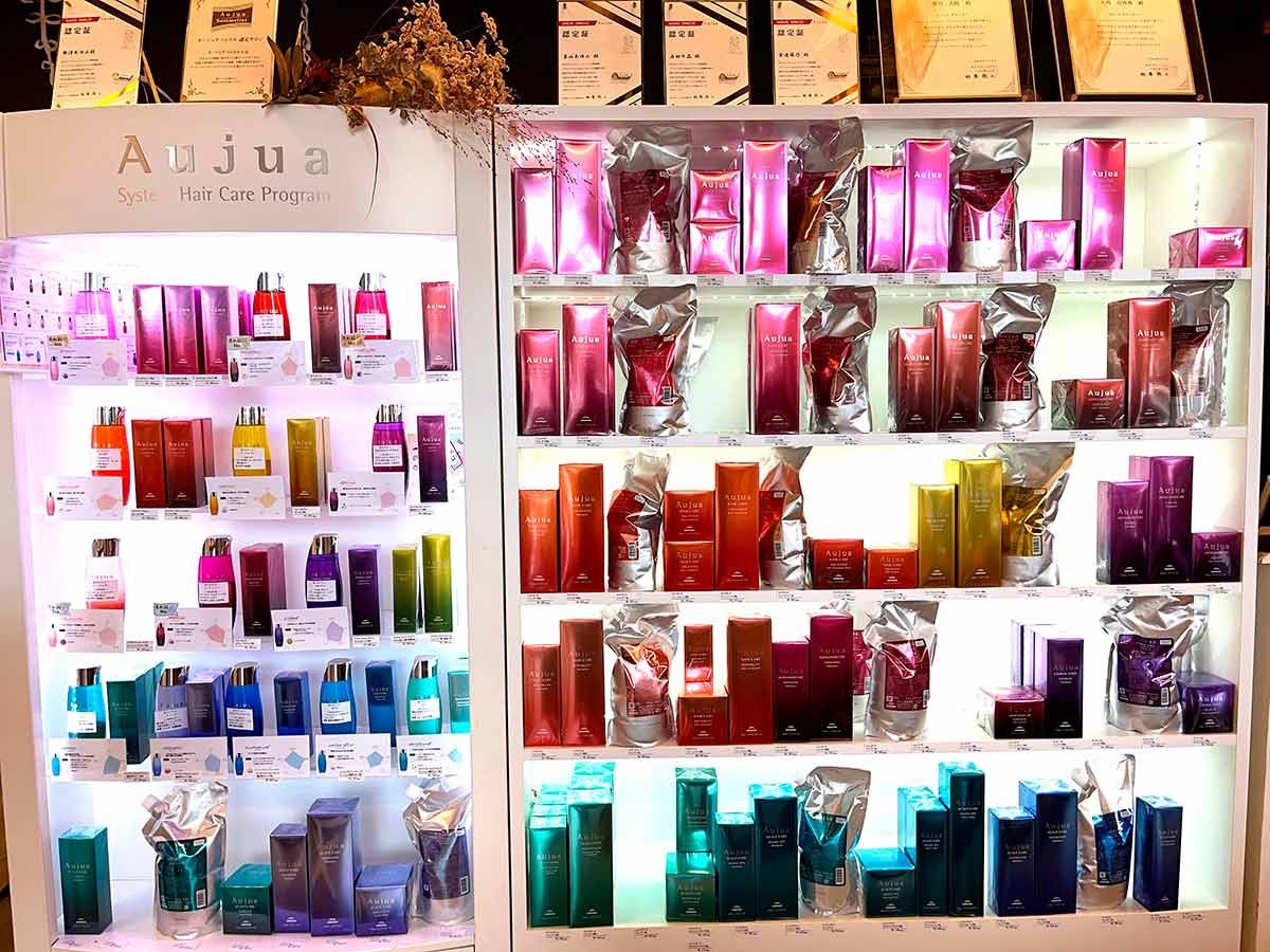 島根県松江市にある『Angelica』で販売しているヘアケア商品「オージュア」