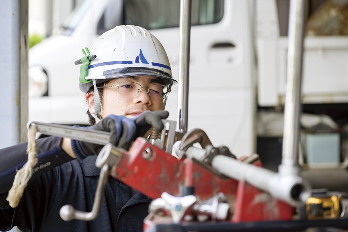 山陰の企業「アクアシステム」の仕事風景