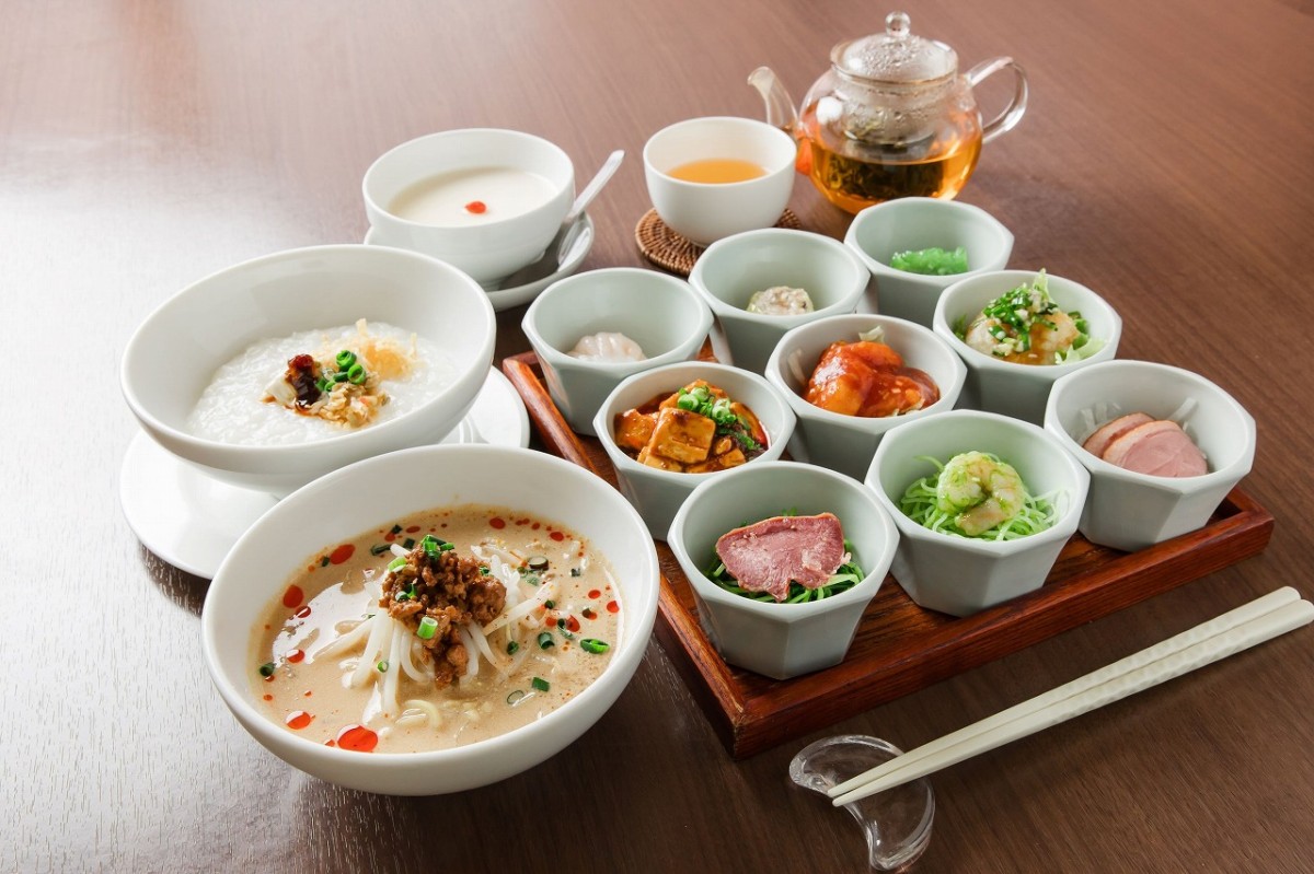 松江市『Jasmin』の「飲茶セット」