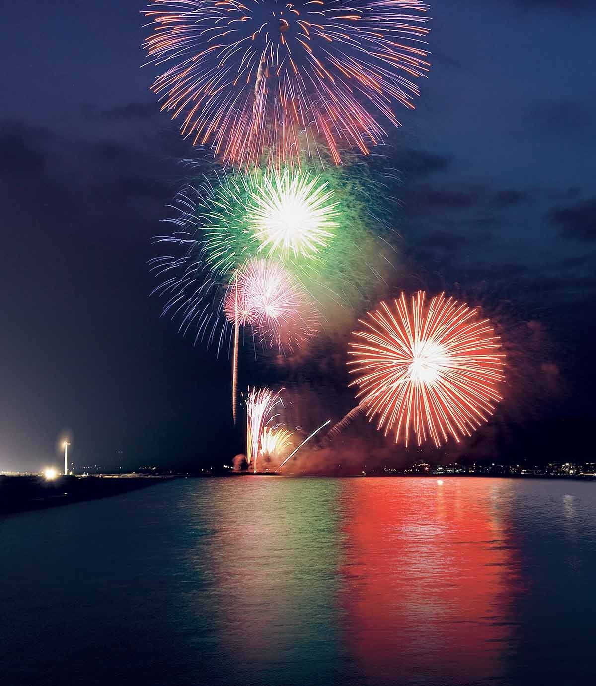 島根県益田市の夏祭り「第１回高津川花火大会2026」の過去開催時の様子