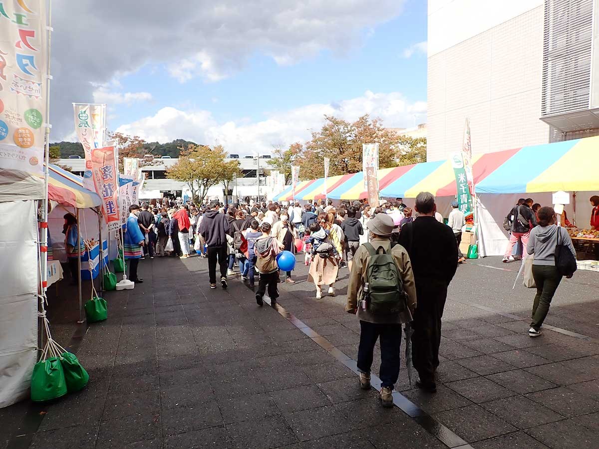 鳥取県米子市で開催されるイベント「農と食のフェス2024」の前回開催時の様子